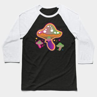 Magic Mushrooms Baseball T-Shirt